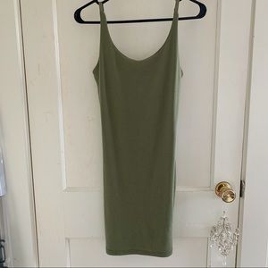 Green Camisole Dress
